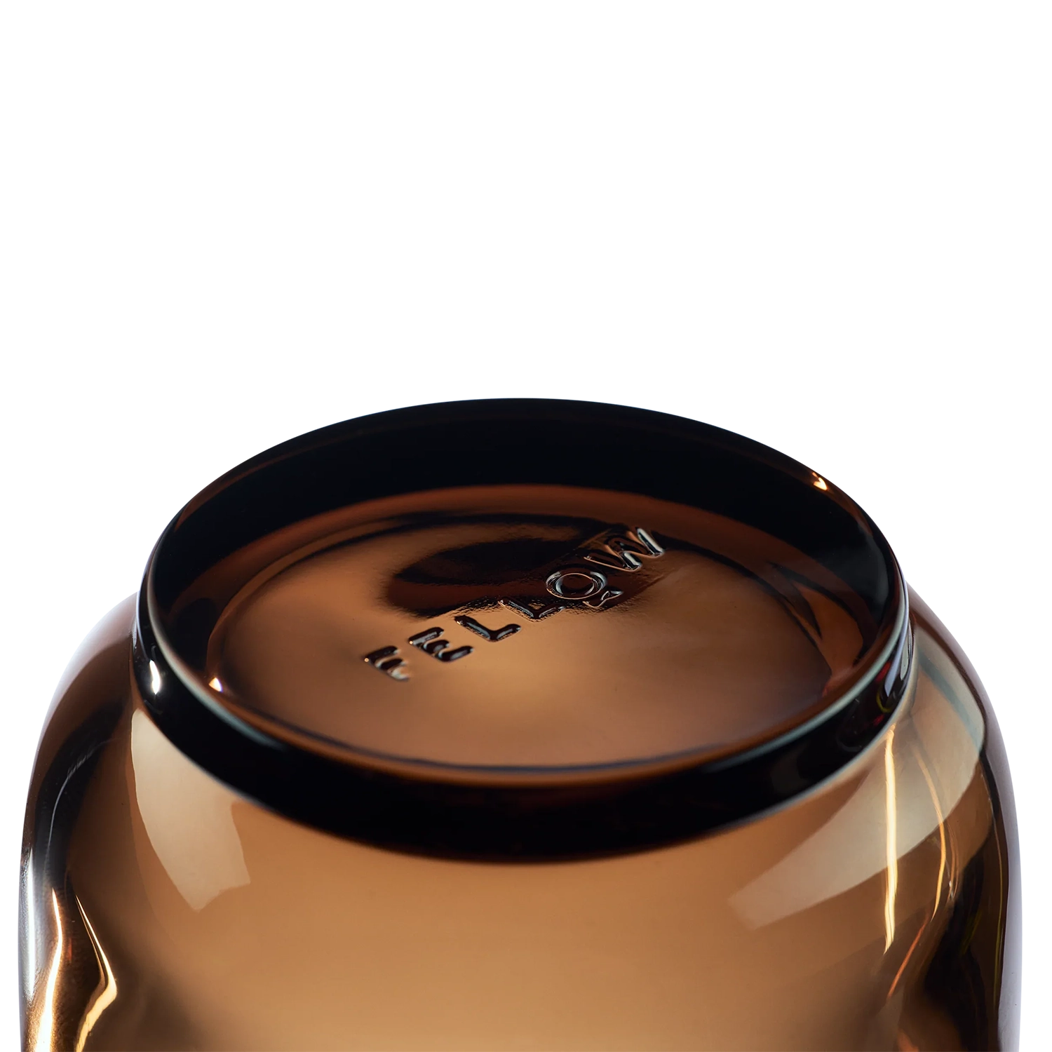 Fellow Pirch amber cortado glass with coffee | Coffee Bay UK