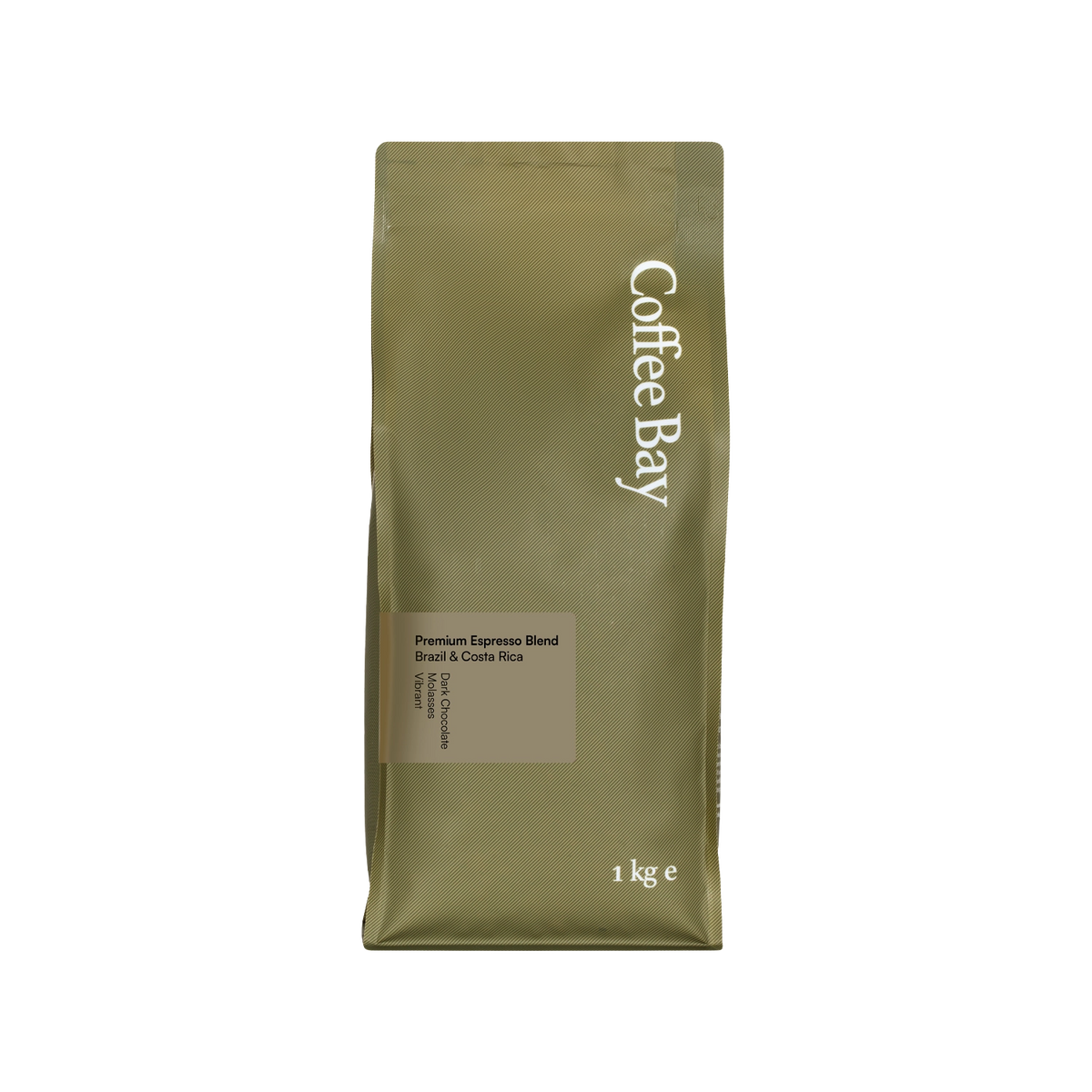 Brazilian and Costa Rica 80/20 wholesale coffee beans bag front view | Coffee Bay UK