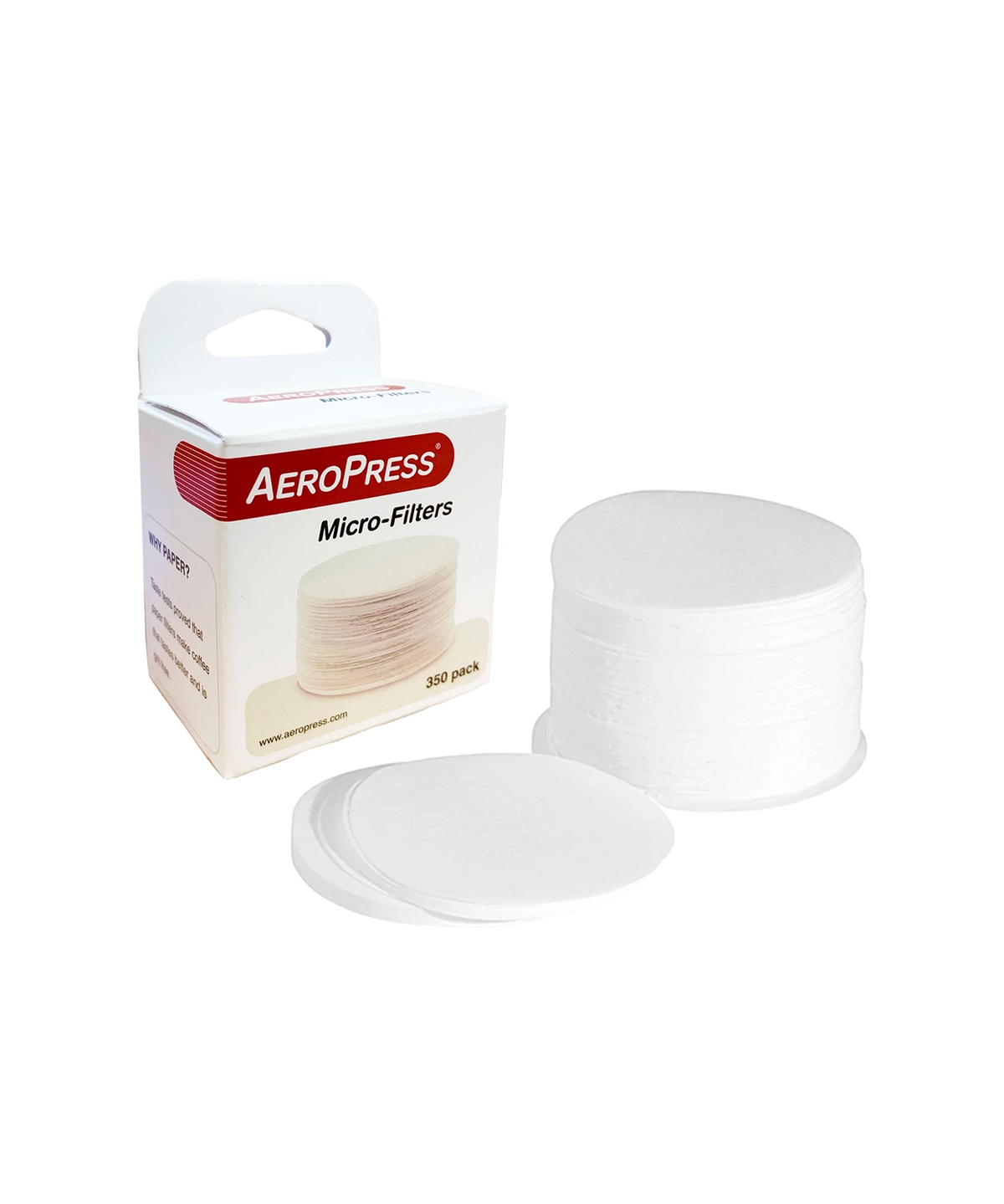 AeroPress replacement paper filters 350 pack | Coffee Bay UK