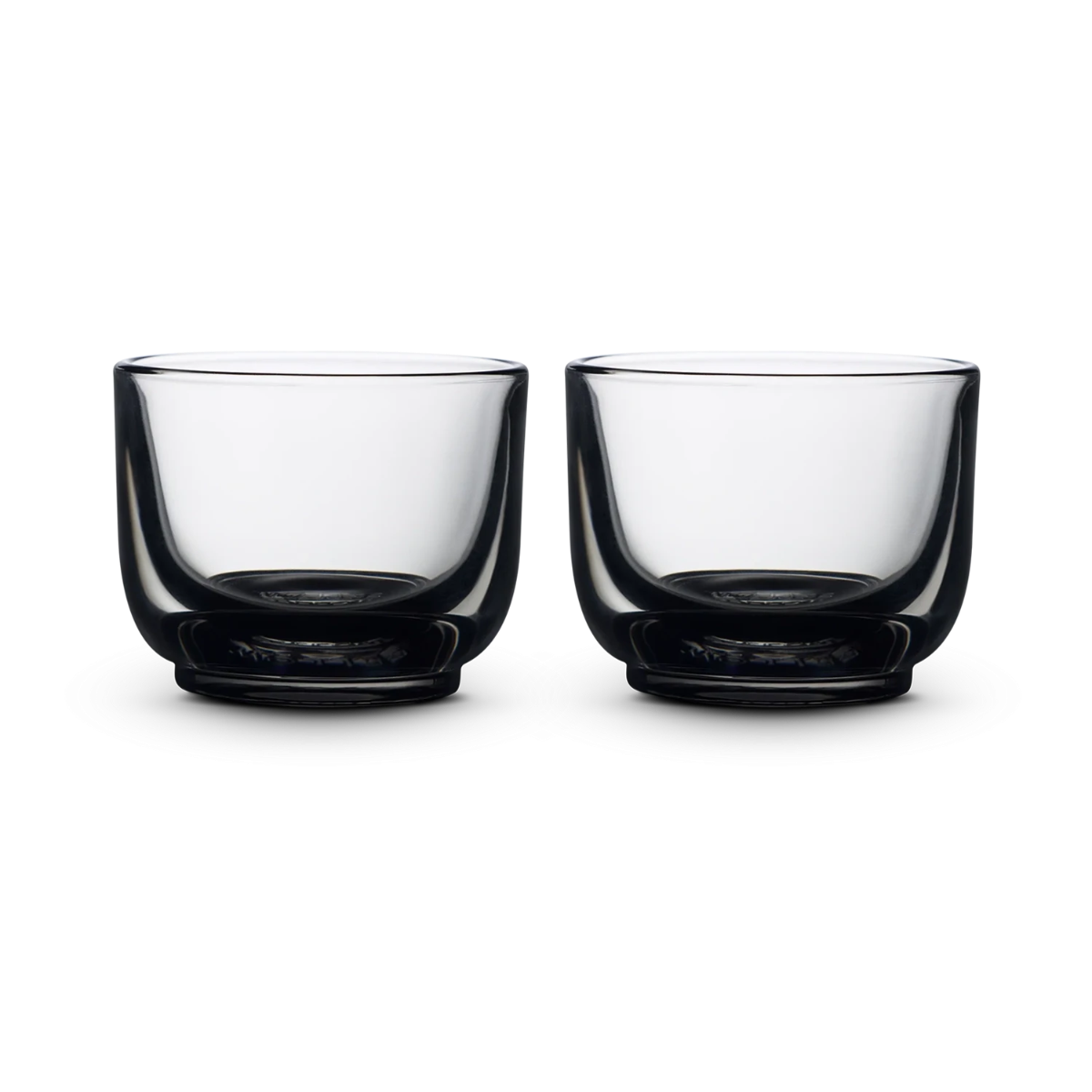 Fellow Pirch smoke cortado glasses 4.5oz 133ml set