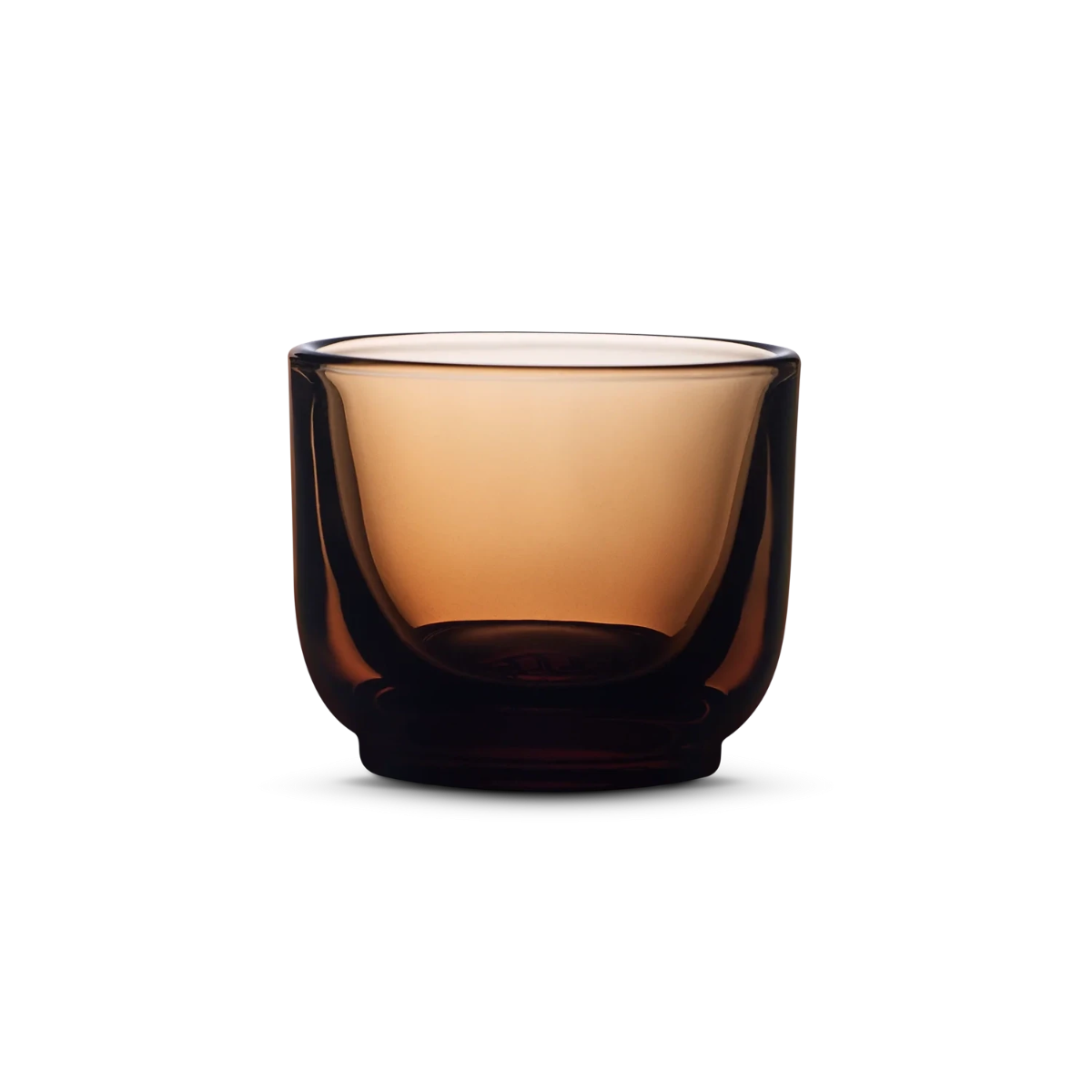 Fellow Pirch amber cortado glass 4.5oz 133ml