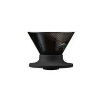 Hario V60 NEO 02 black coffee dripper front view | Coffee Bay UK