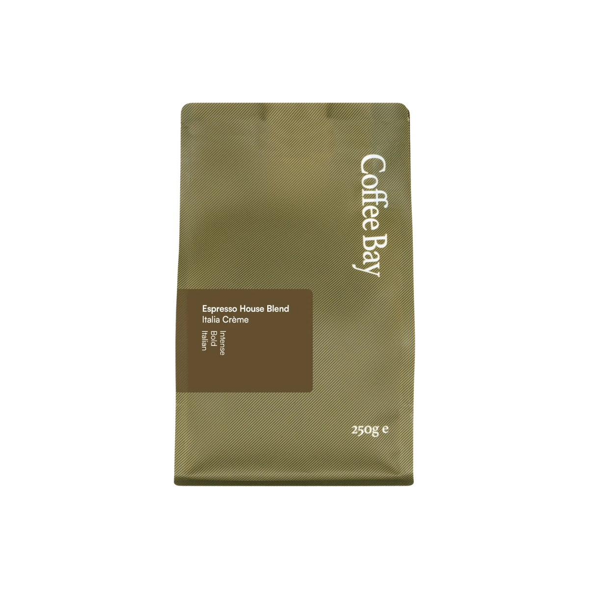 Italia Crème wholesale coffee beans bag front view | Coffee Bay UK