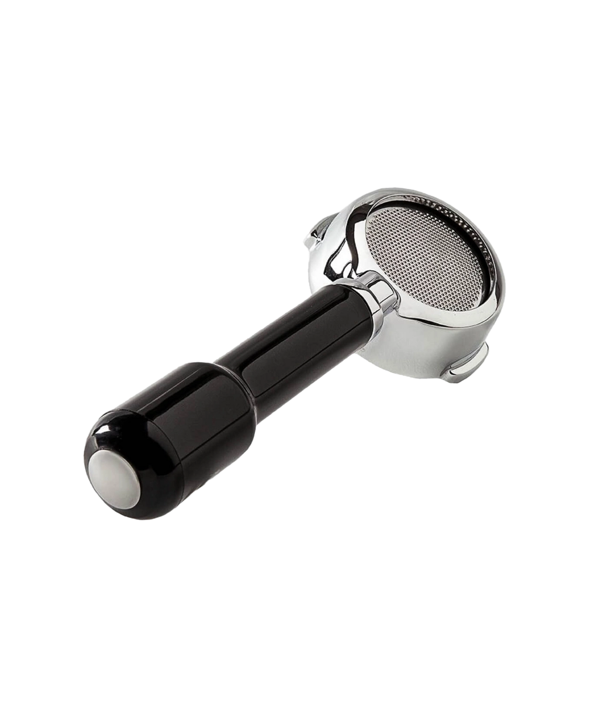 Rocket bottomless portafilter angled view | Coffee Bay UK
