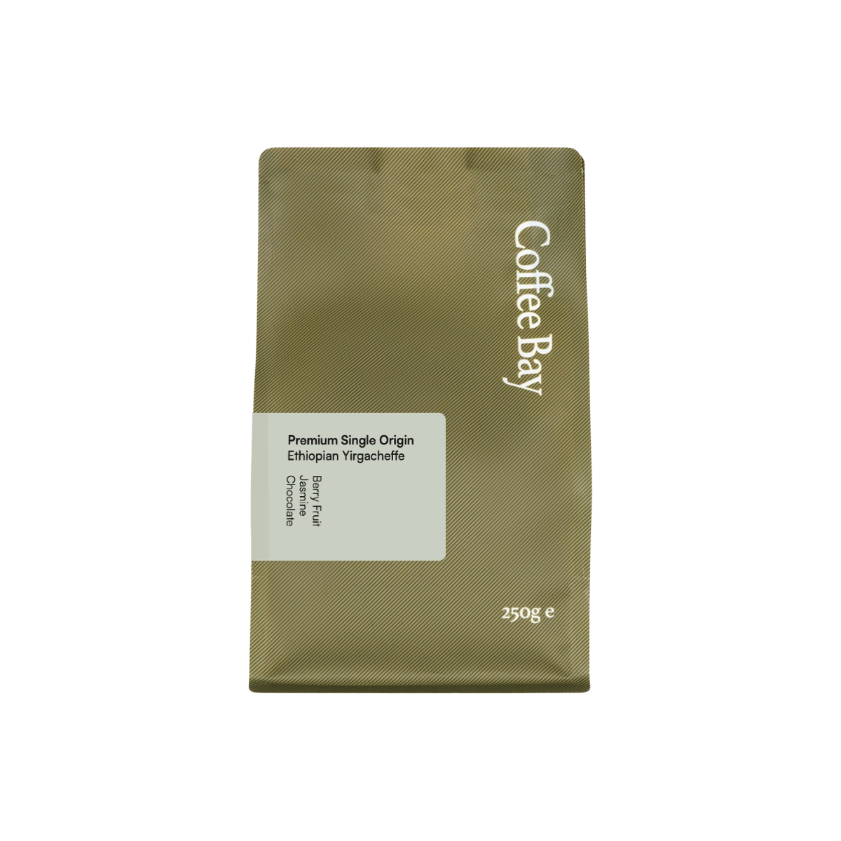 Ethiopian Yirgacheffe wholesale coffee beans bag front view | Coffee Bay UK
