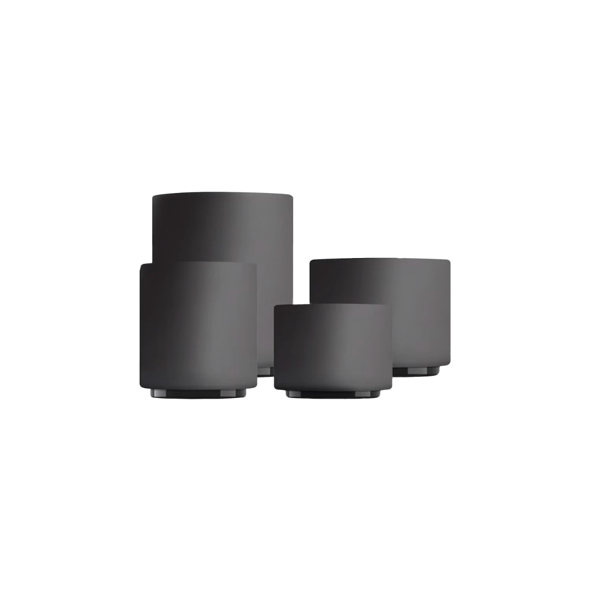 Fellow Monty matte black ceramic coffee cups | Coffee Bay UK