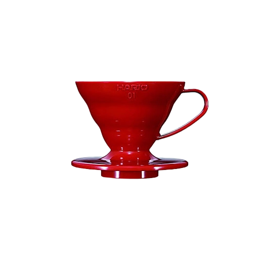 Hario V60 plastic coffee dripper red size 01 | Coffee Bay UK